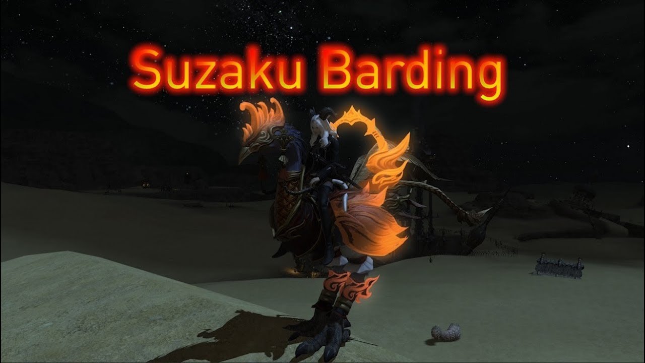 FFXIV: Suzaku Barding