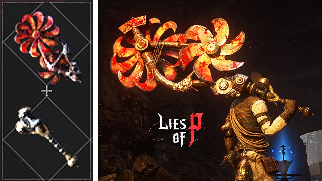 Maniac's Pinwheel Blade + La vendetta Handle - Lies of P DLC