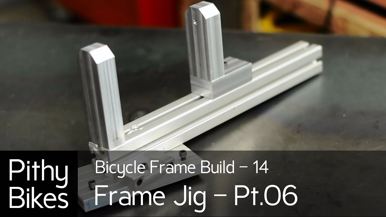 Bicycle Frame Build 14 - Frame Jig Pt.06 - Machining Head Tube Arms For Jig