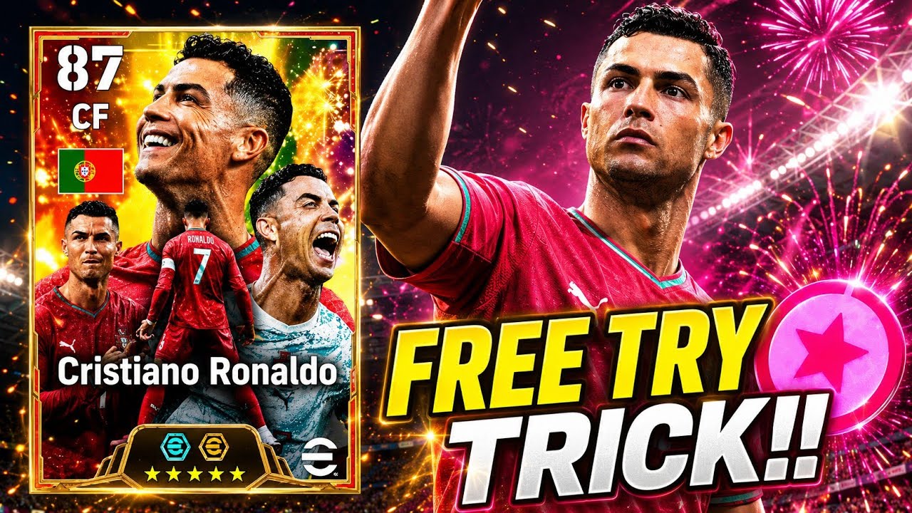 Trick To Get FREE 109 Rated Bigtime Cristiano Ronaldo In eFootball 2026!