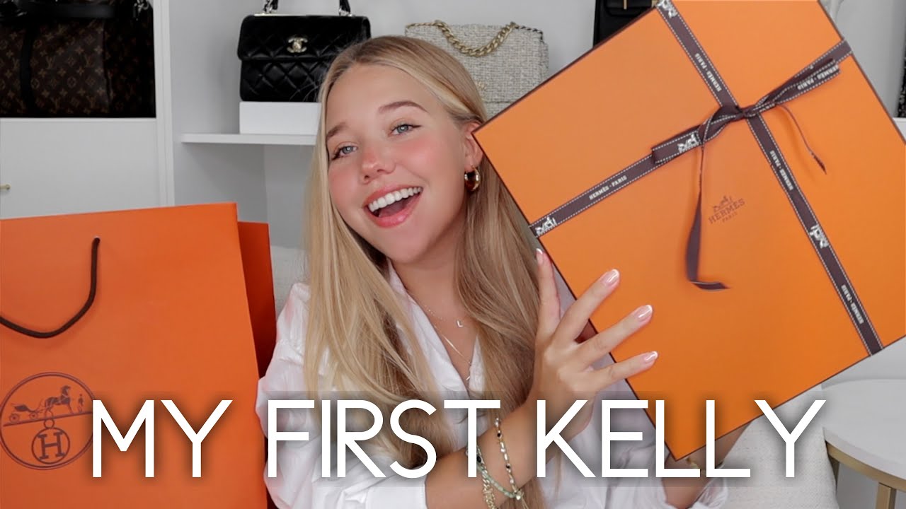 UNBOXING MY FIRST HERMÈS KELLY !!! 🍊 | I'M SPEECHLESS & SO IN LOVE