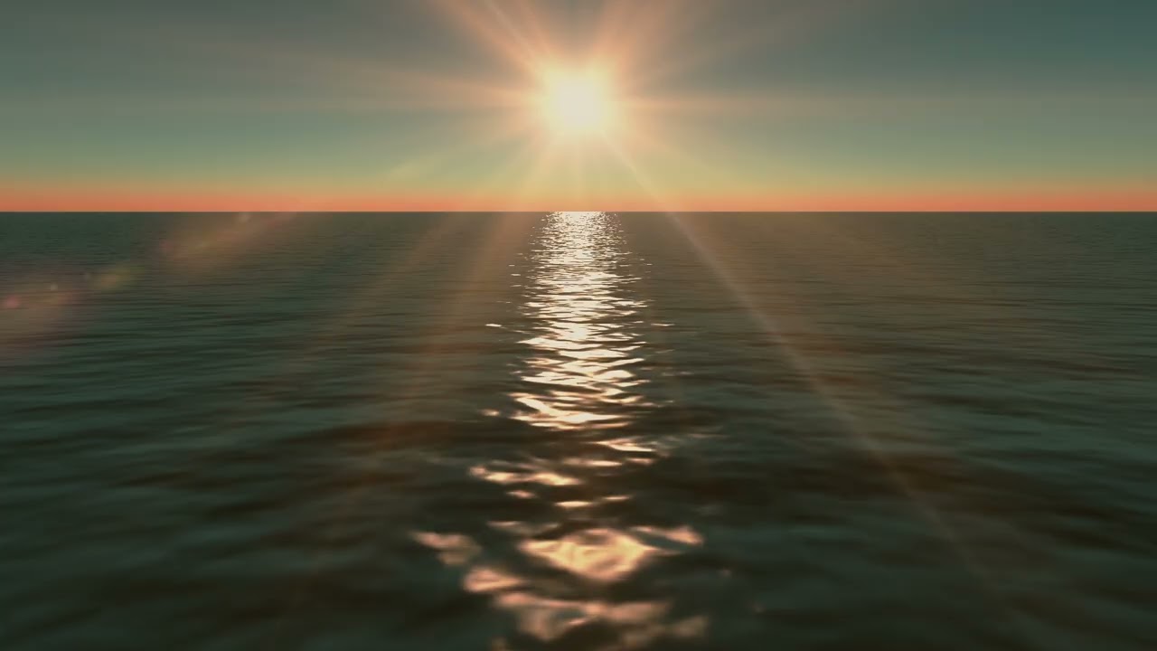 Beach at Sunset 1080p HD