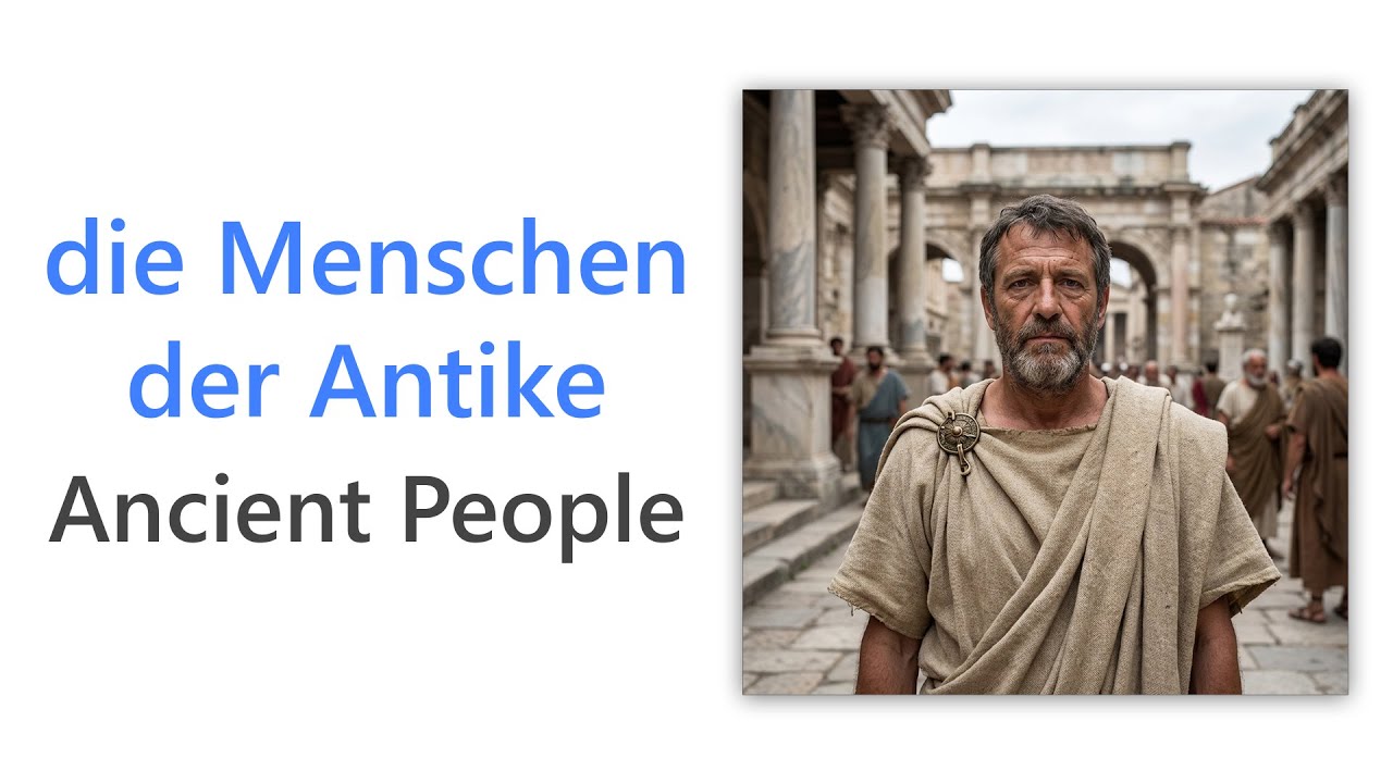 50 German Words for Ancient People | A2 German Vocabulary | Wortschatz Menschen der Antike