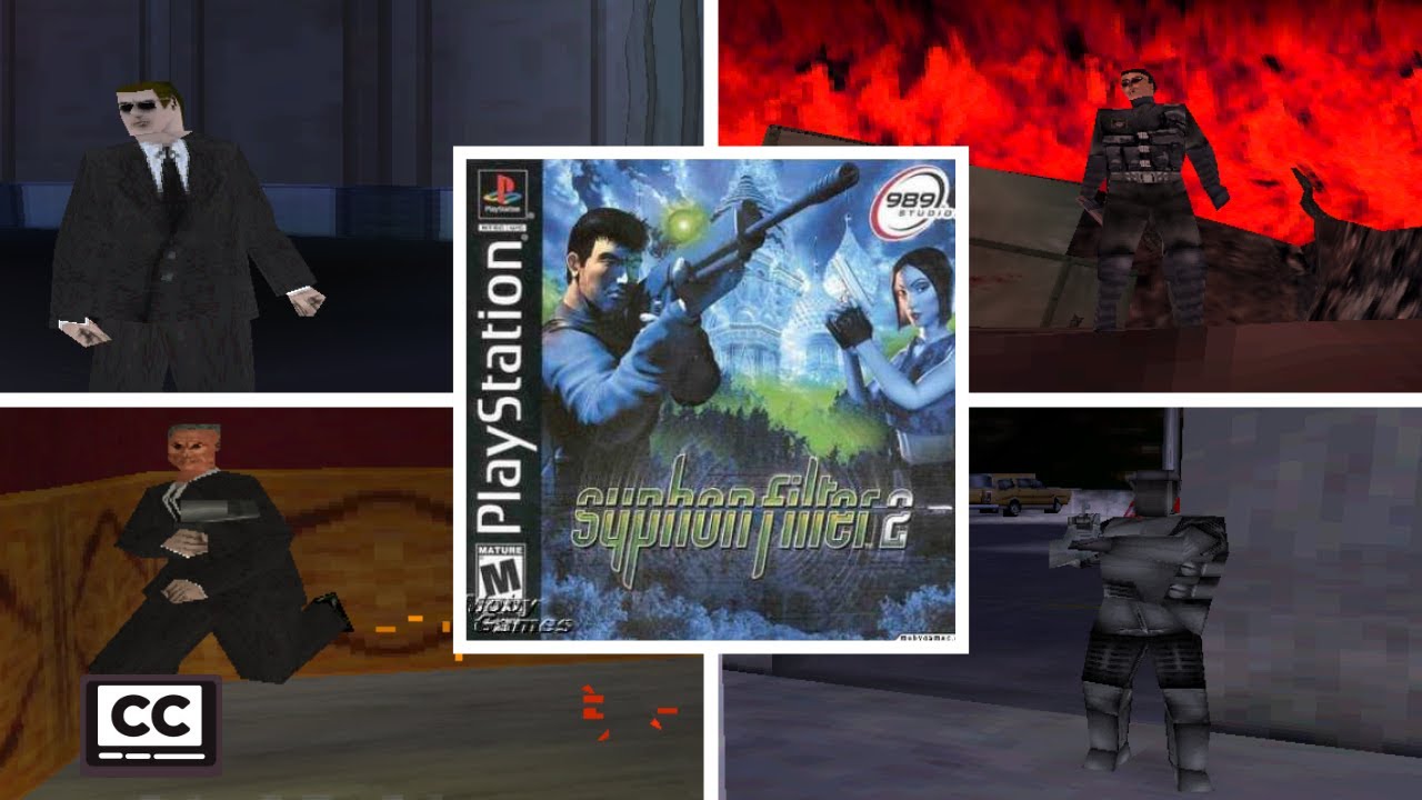 Syphon Filter 2 - Все боссы + концовка (с субтитрами)