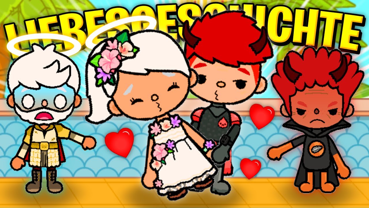 DÄMON & ENGEL LIEBESGESCHICHTE... (Doch alle haben was dagegen) 😭 (Toca Life World | Story Deutsch)