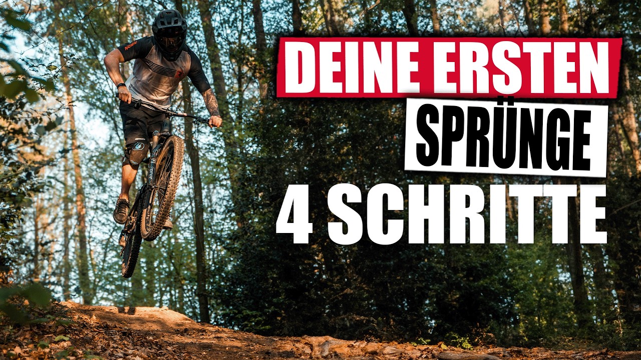 Einfach Springen lernen  I MTB Fahrtechnik für Anfänger