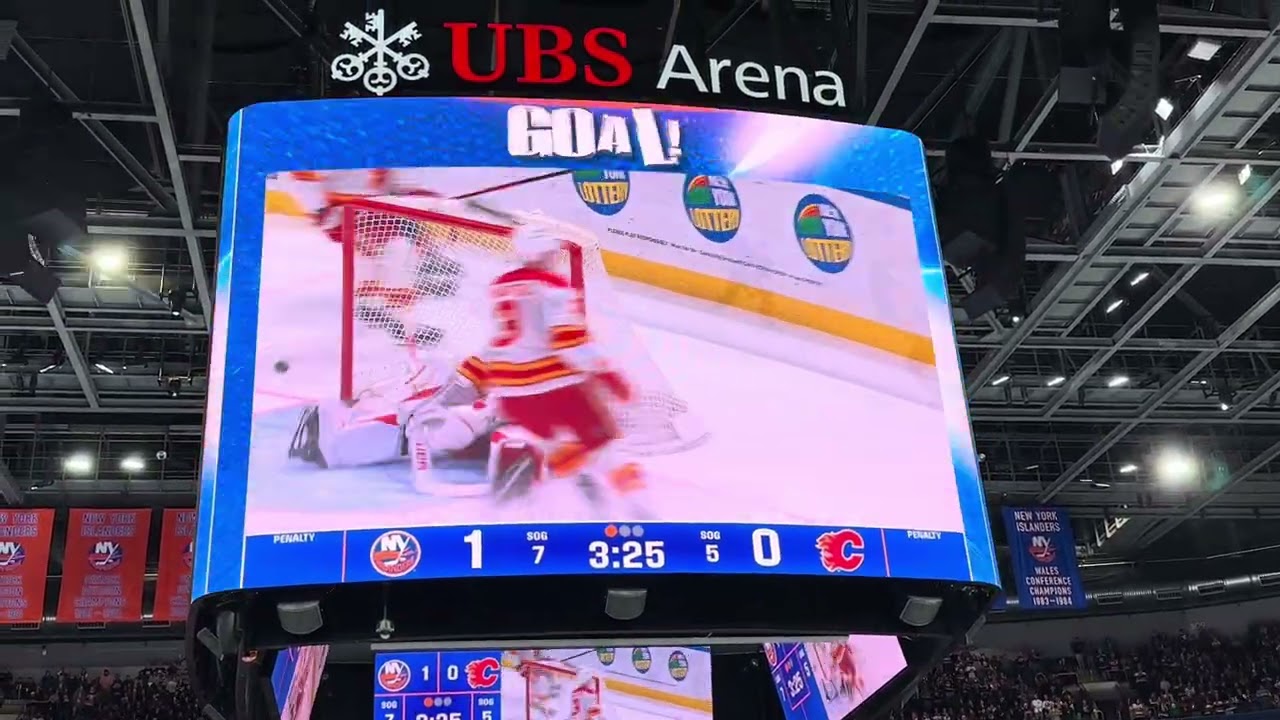 New York Islanders goal horn at UBS Arena