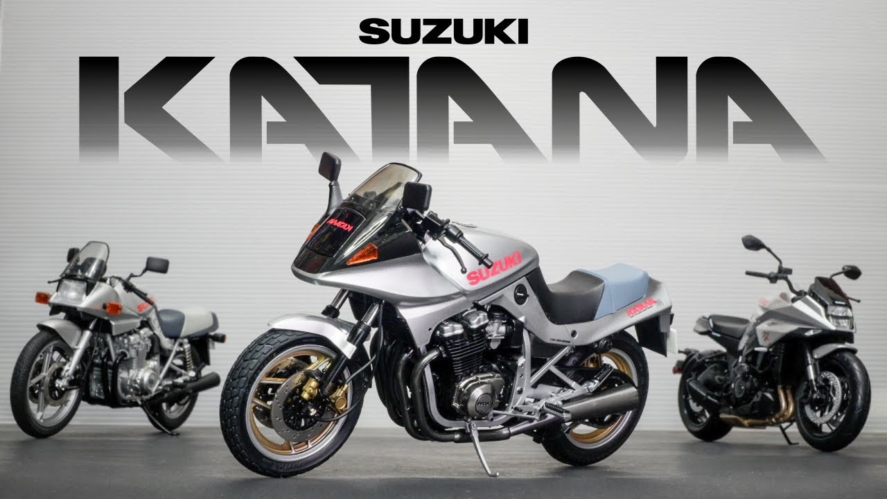 Suzuki GSX750S New Katana [Tamiya 1/12 Scale] Plastic Model Kit Build