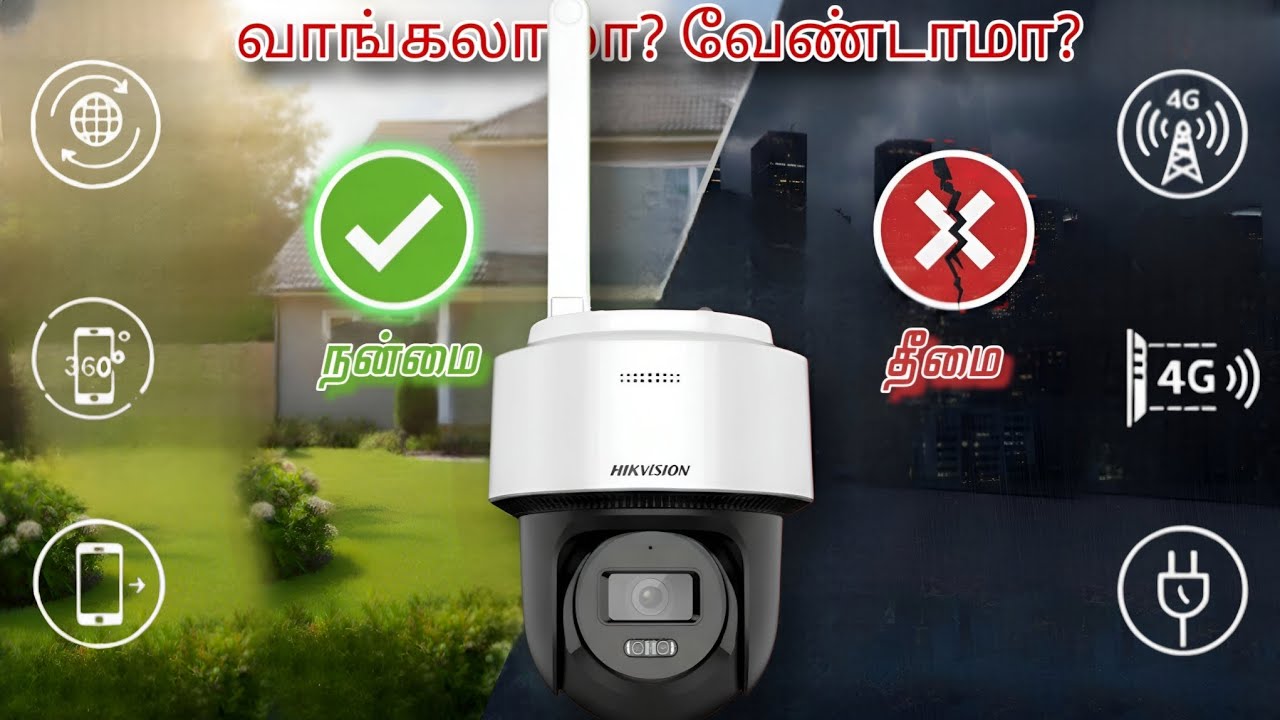 Hikvision - 4g Camera வாங்கலாமா? வேண்டாமா? #hikvision #mjcctv 