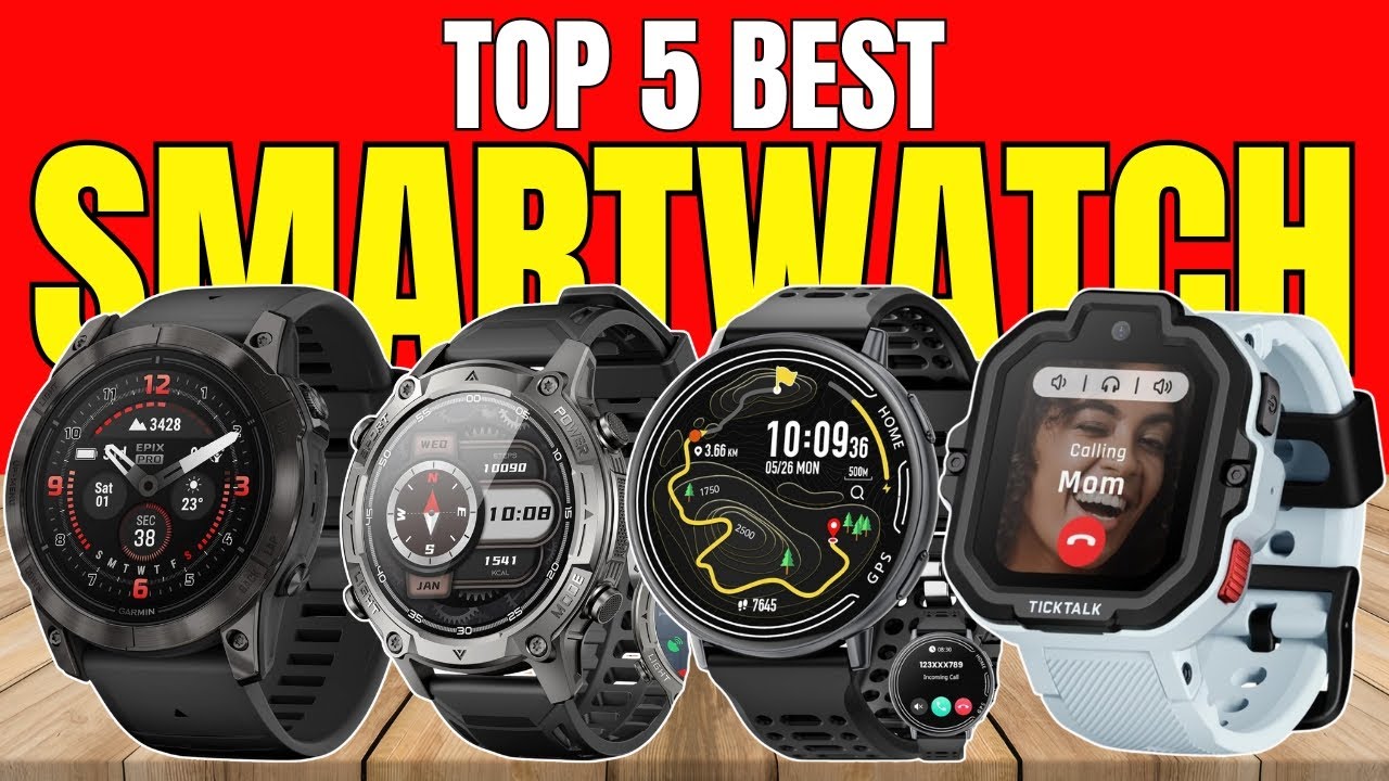 Best Smartwatch 2026 | GPS, AMOLED, Fitness & Kids Smartwatches