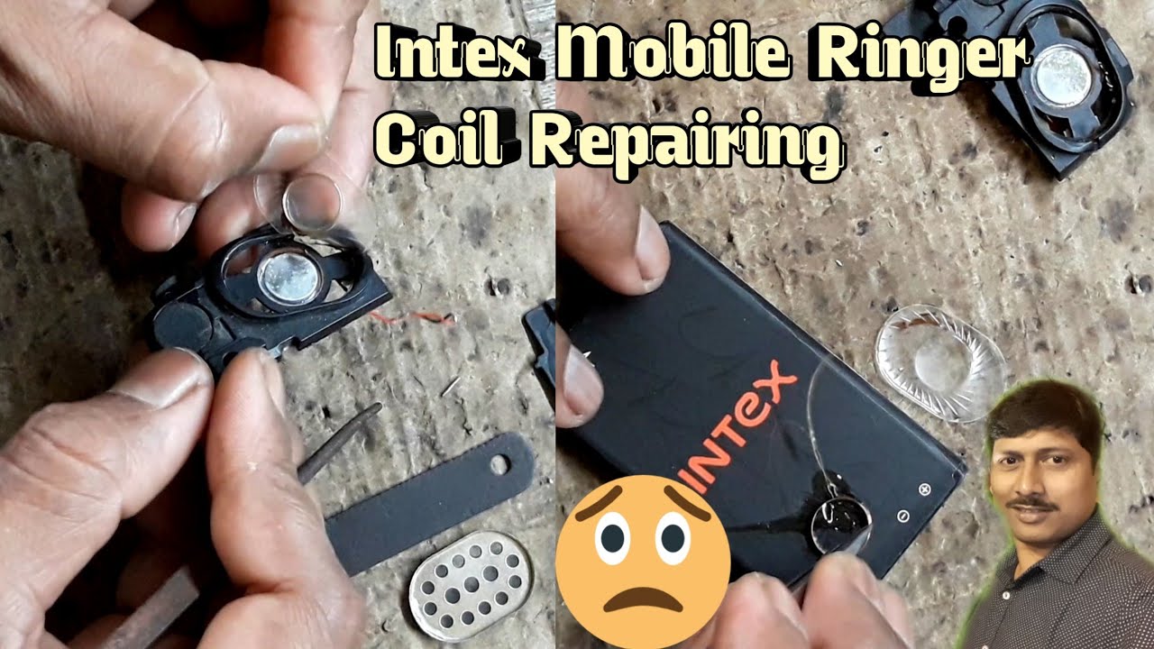 mobile phone Speaker Problem Repair | how to Repair Intex phone ringer coil | speaker coil cut Repai