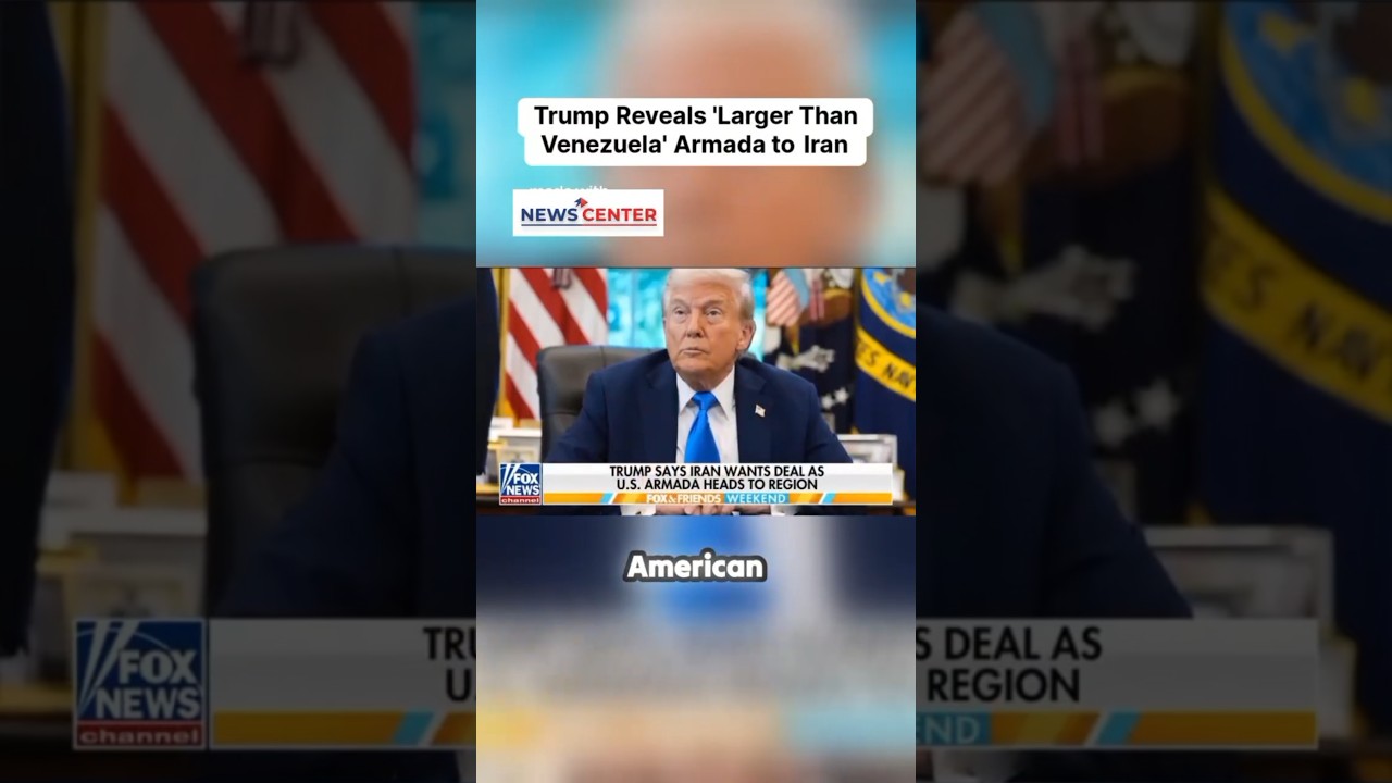Trump Reveals 'Larger Than Venezuela' Armada to Iran 