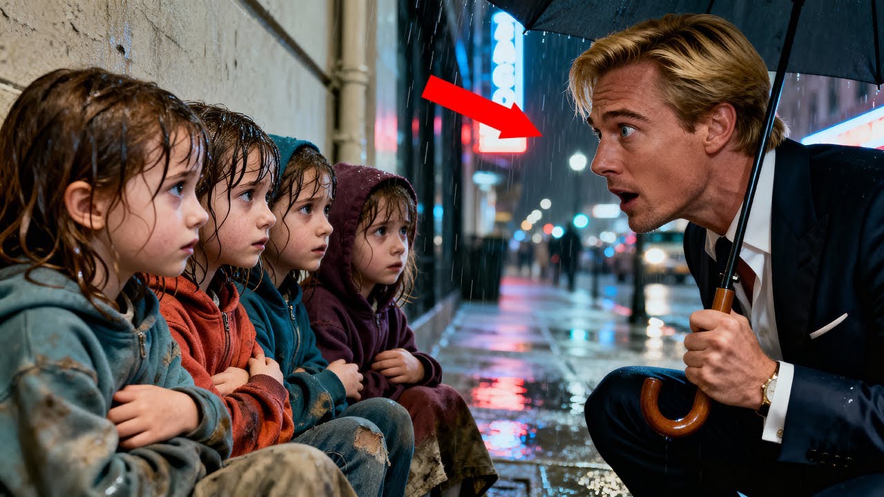 A Billionaire CEO Finds Four Poor Girls Crying And Takes Them Home — Years Later, His Heart Breaks.