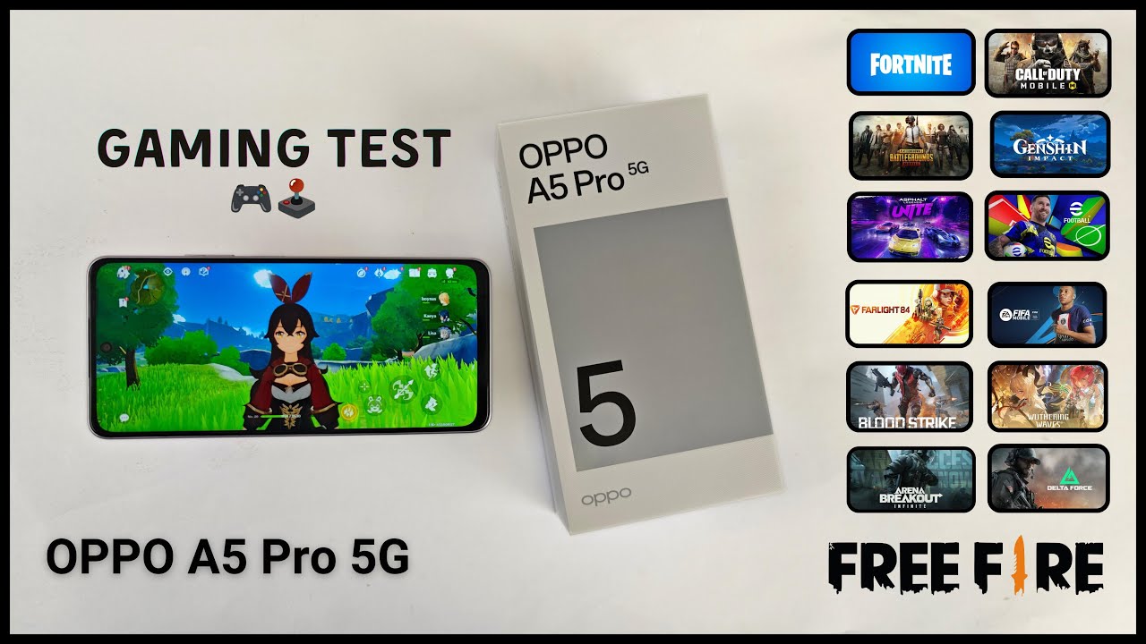 OPPO A5 Pro 5G Gaming Test