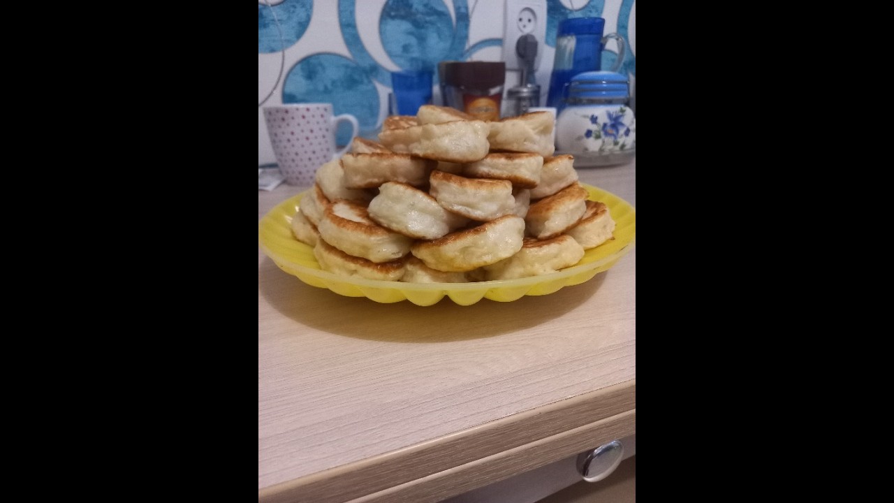 Как приготовить пышные оладушки(How to make fluffy pancakes)