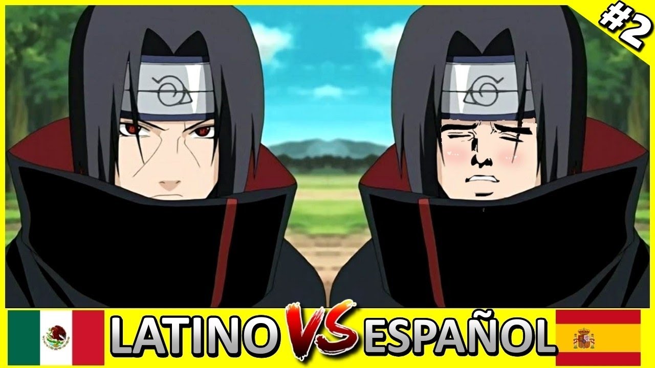 Naruto 🍥 Latino 🇲🇽 Vs España 🇪🇸 ( Doblaje Akatsuki ) PARTE 2