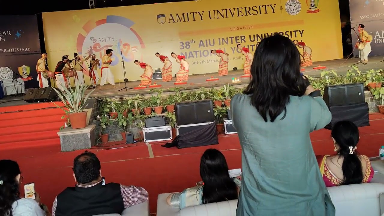 Folk Dance (Bihu) || 38th AIU National Youth Festival || Amity University || Noida