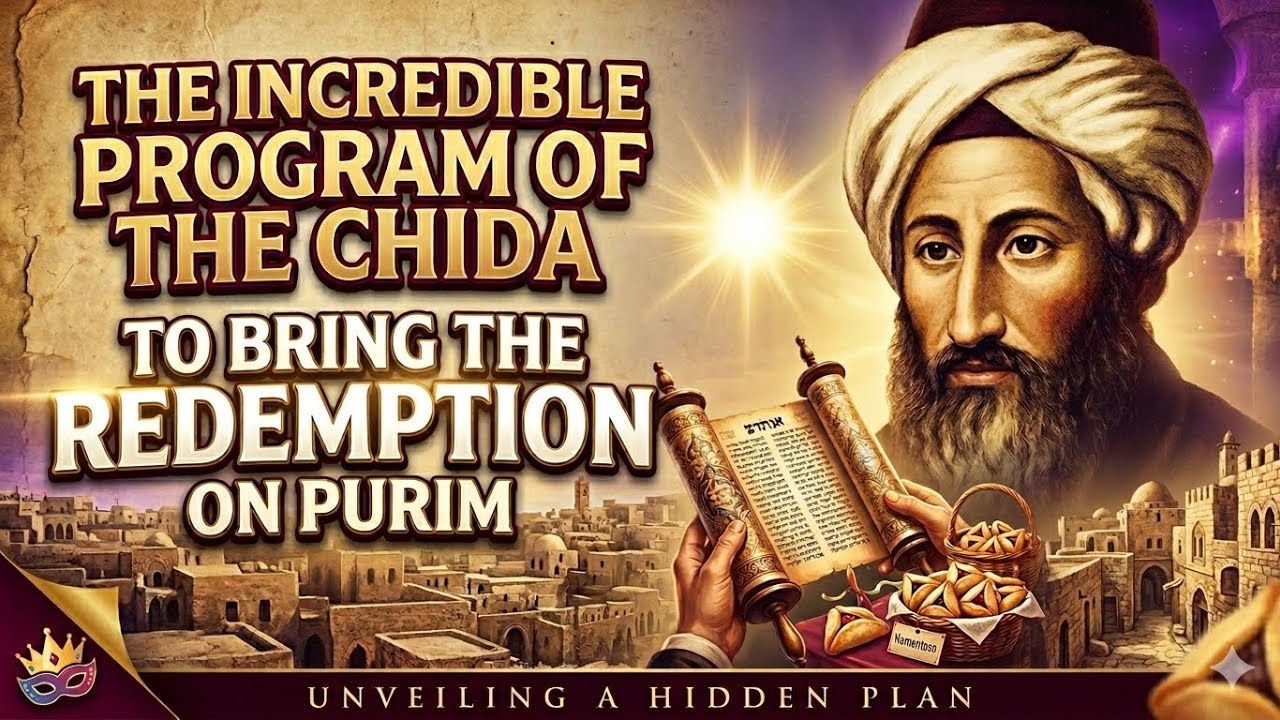 The Incredidible Program of the Chida to Bring the Redemption on Purim - For His Yahrtzeit י