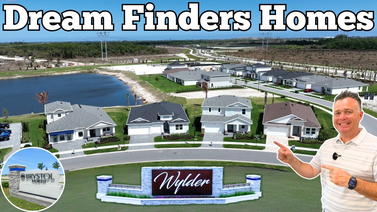 Обзор нового дома от DREAM FINDERS HOMES в Бристоле, Северный Порт-Сент-Люси.