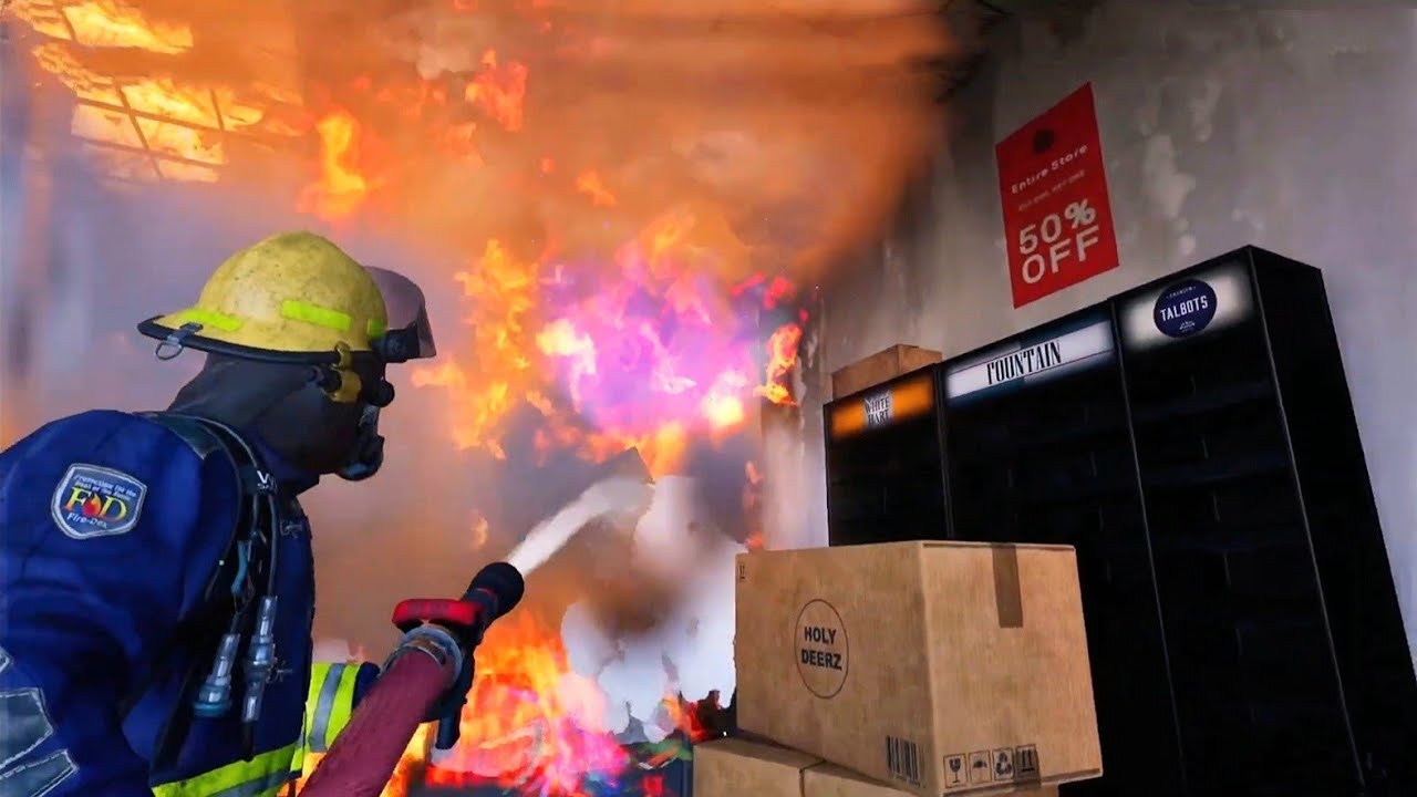Fascinating Danger in Firefighting Simulator: Ignite | PS5 4K
