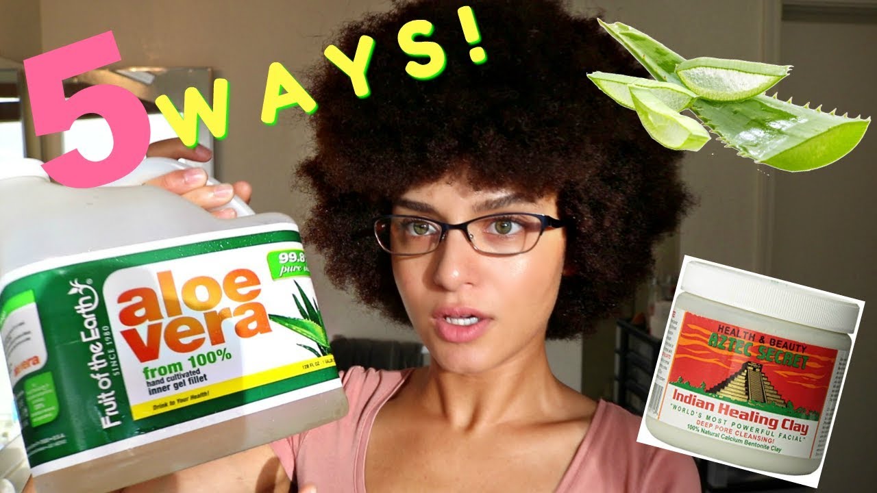5 Ways To Use Aloe Vera Juice On Type 4 Hair | Low Porosity