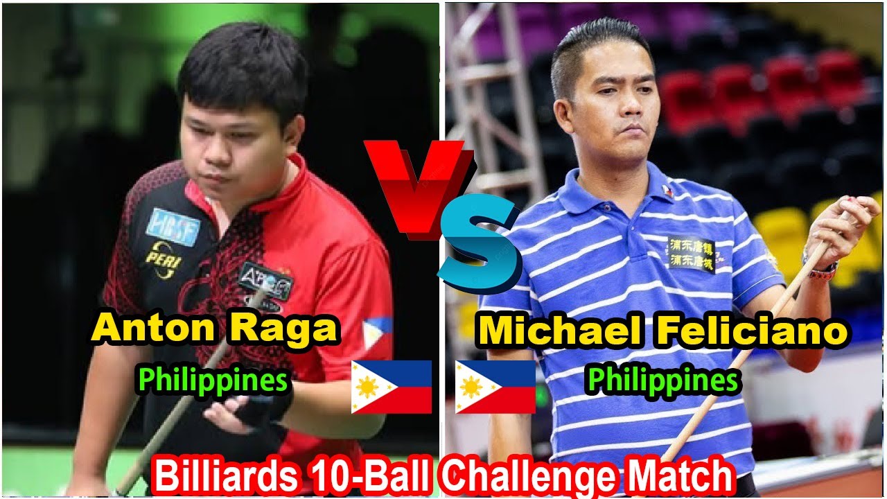Anton Raga Vs X44 Michael Feliciano | Billiards 10-Ball Challenge Match - Race to 16