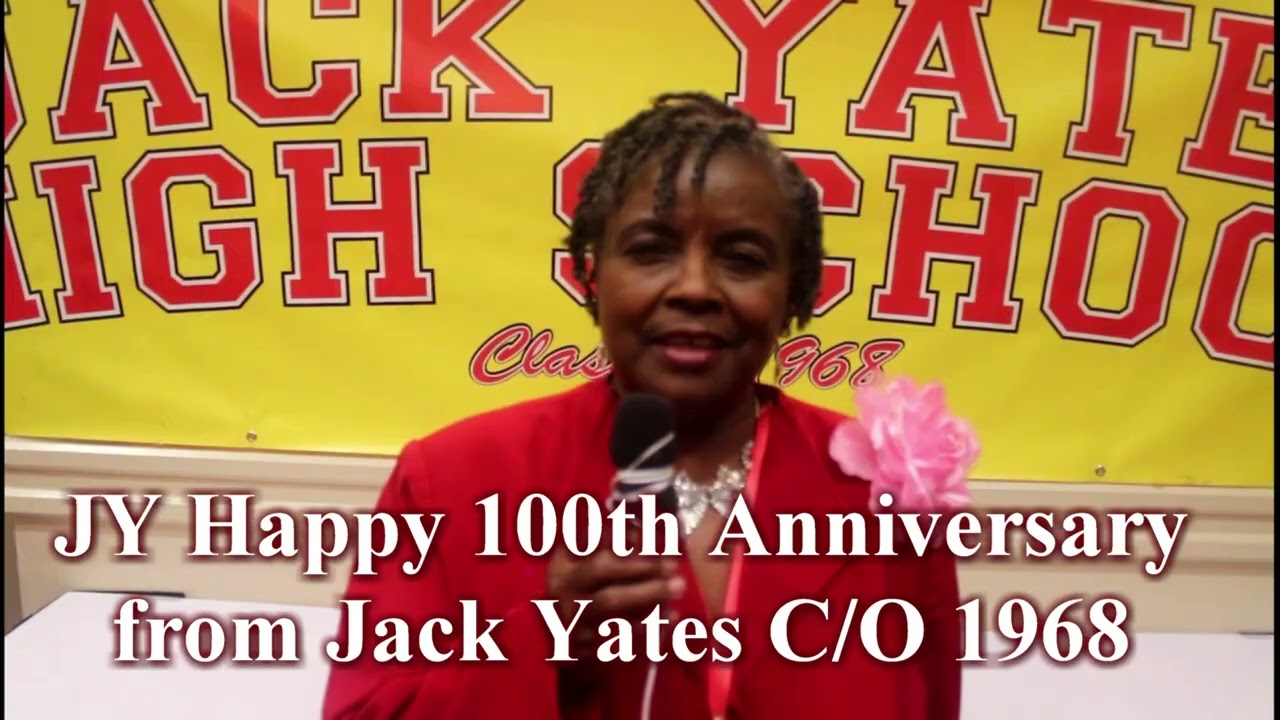 JACK YATES CLASS OF 1968 WISHING JACK YATES A HAPPY 100TH BIRTHDAY
