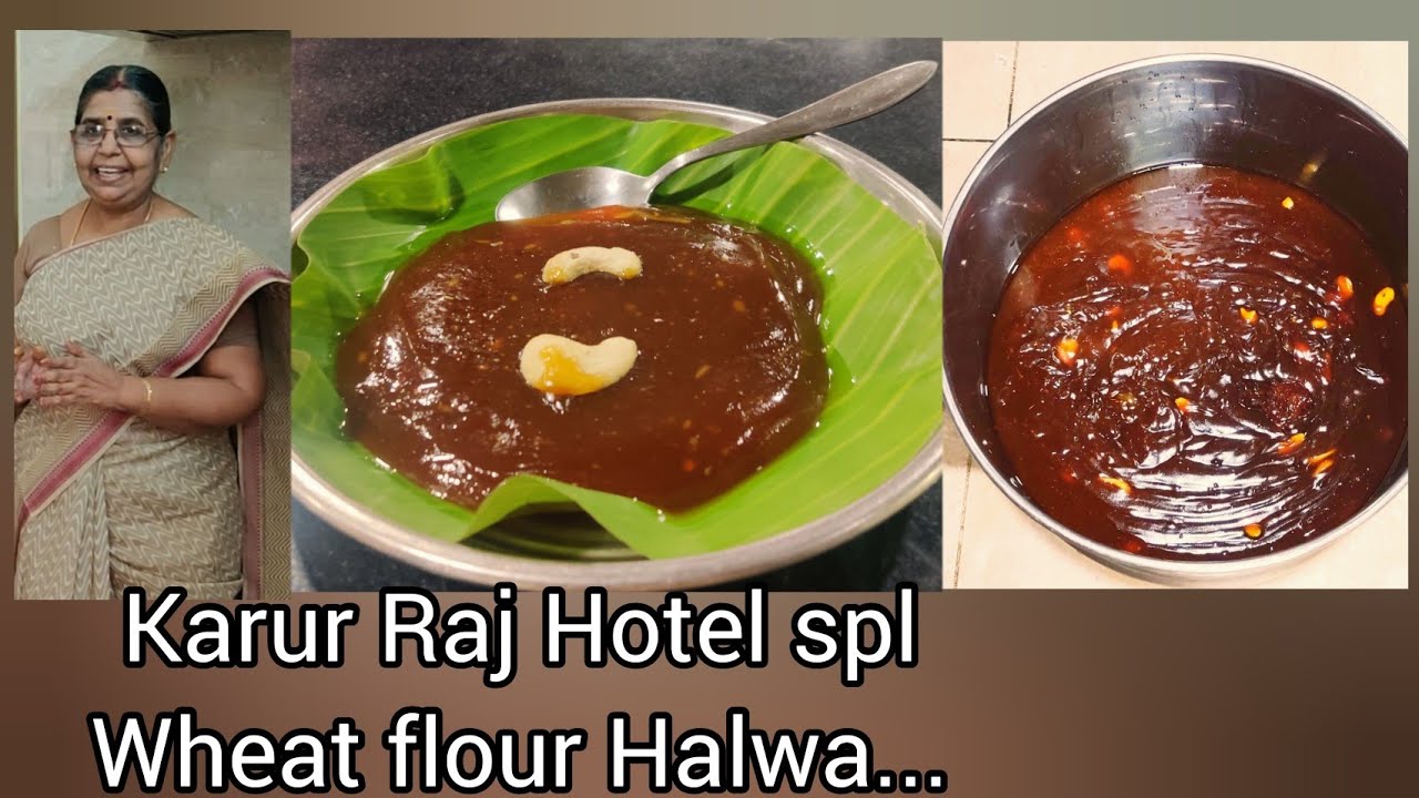 கோதுமை மாவு அல்வா | வாயில் வைத்தவுடன் வழுக்கிப்போகும் எங்க ஊர் ராஜ்ஹோட்டல் அல்வா உங்களுக்கும் வேணுமா