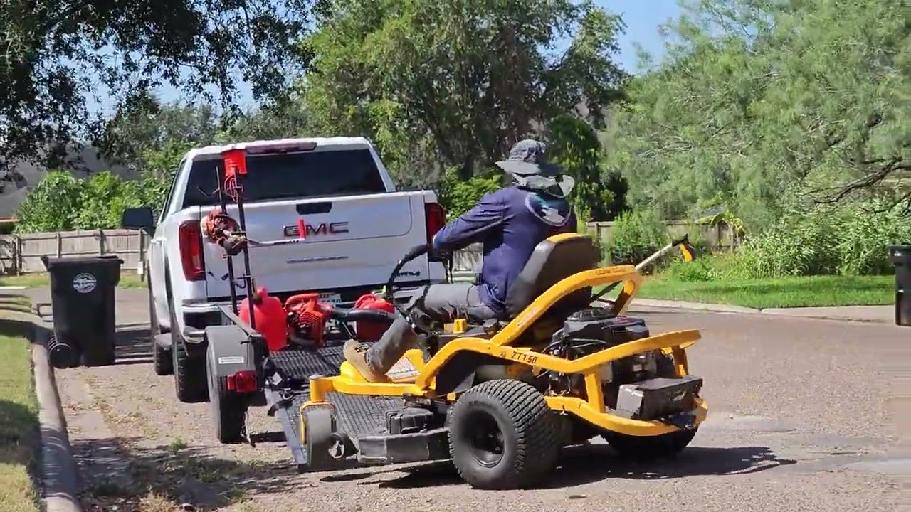 MOWING AT 102 DEGREES! IT WAS A HOT 🔥 1 IN THE 956
