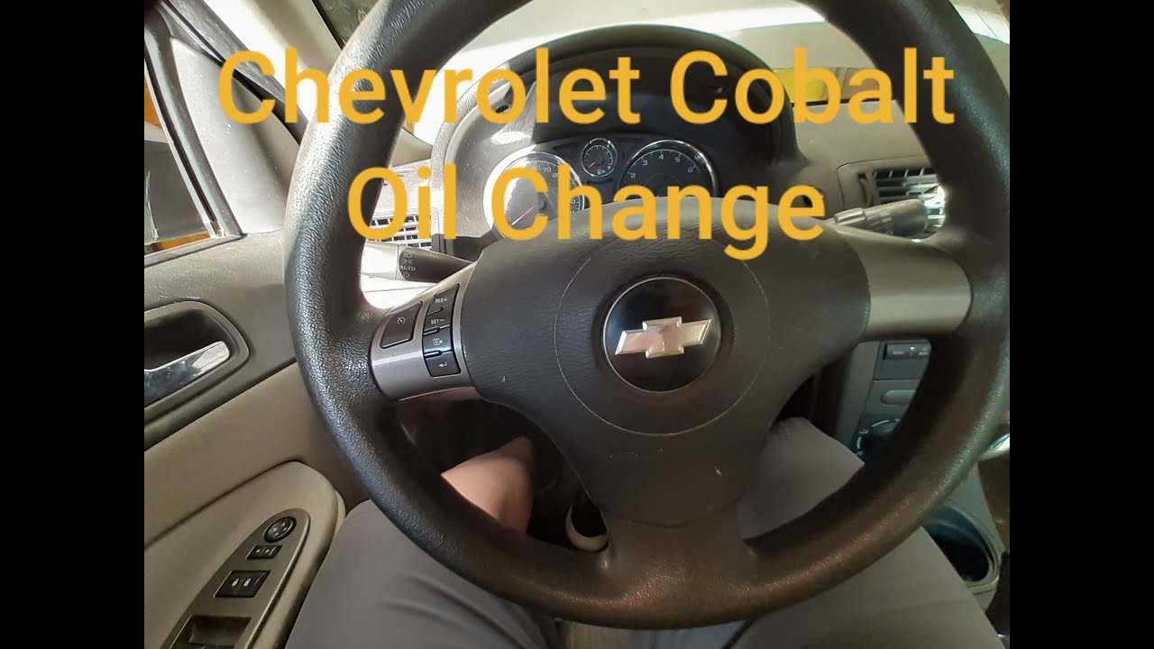 2007 Chevrolet Cobalt Oil Change