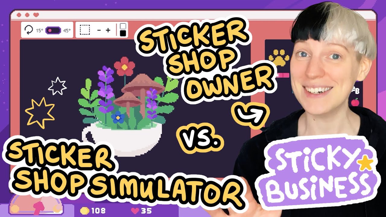 Illustrator Plays STICKY BUSINESS ✦ Self Employed Artist