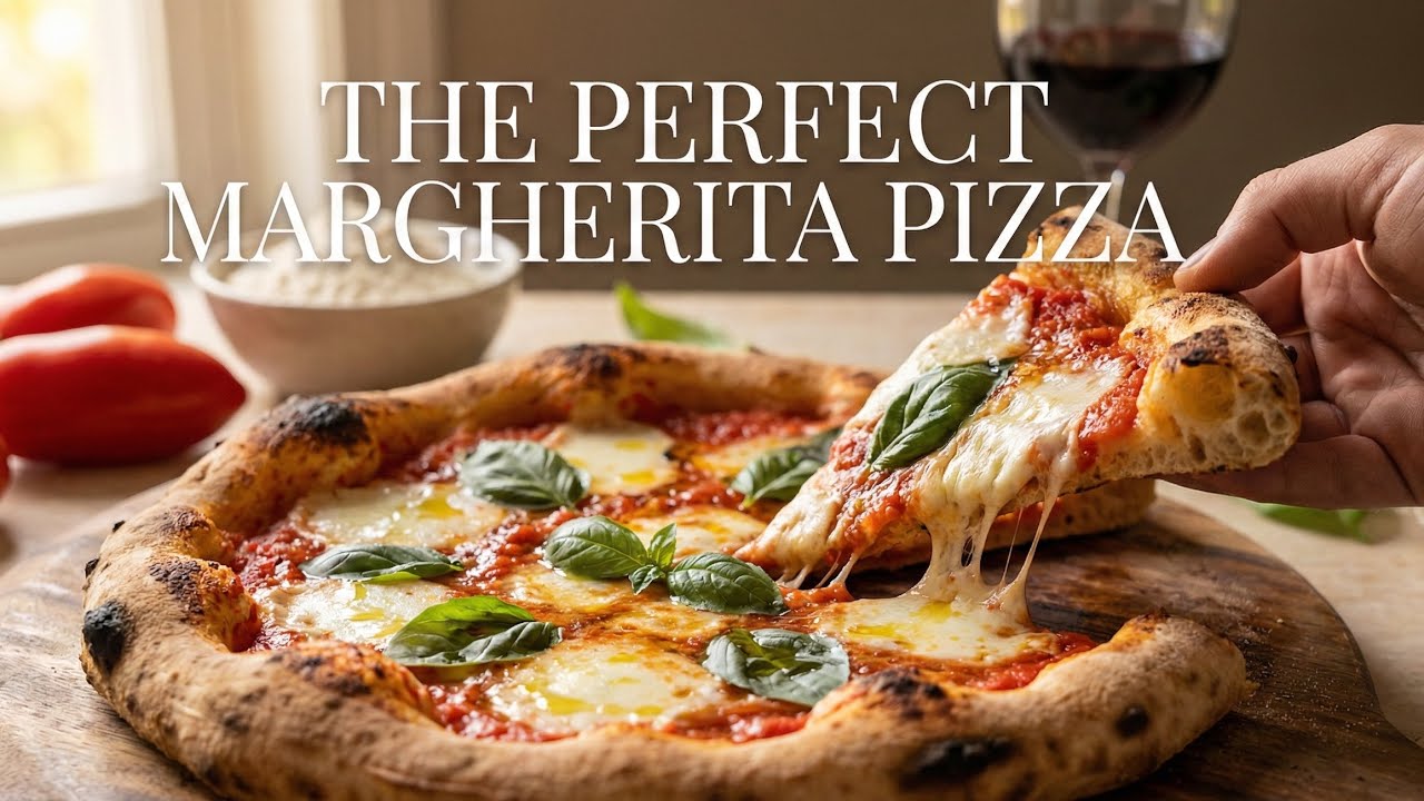 The Art of Pizza: Relaxing Cooking Sounds & 4K Visuals 🍅🧀 #pizza #cooking 