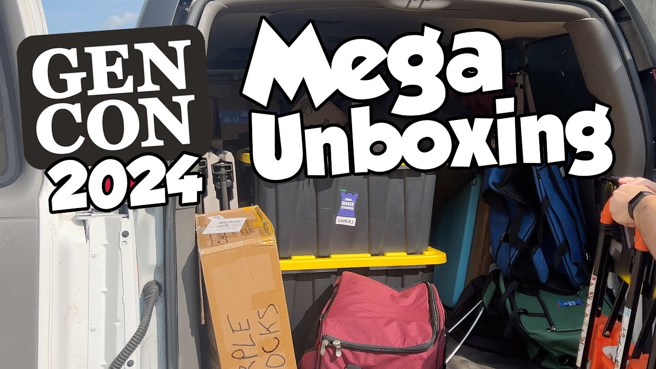 The Great Gen Con Mega Unboxing