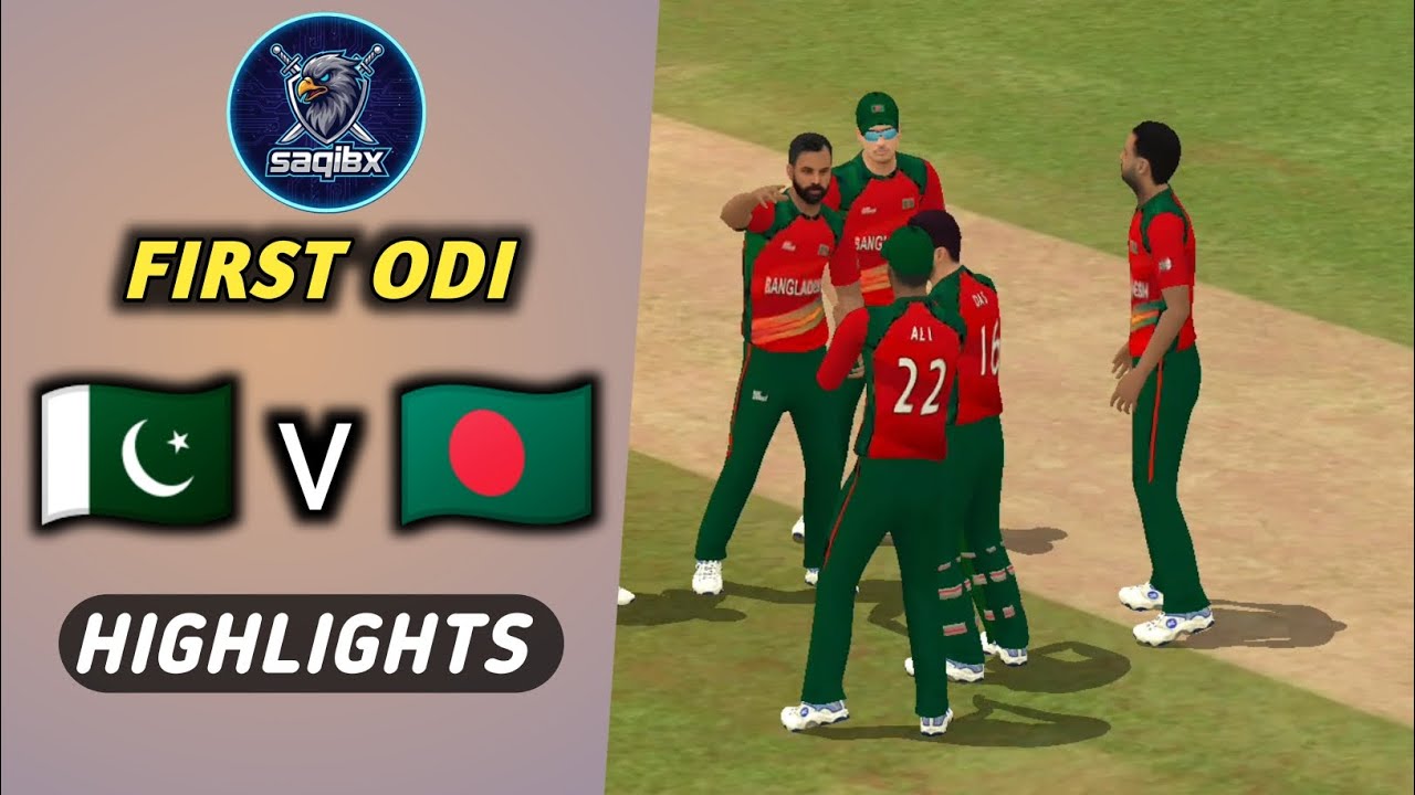 Pakistan vs Bangladesh | 1st ODI 2026 | Real Cricket ™