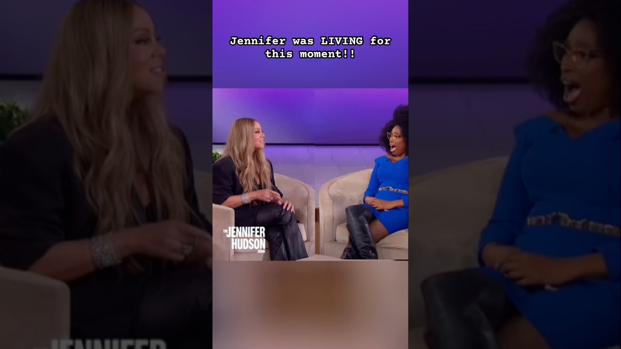 Мэрайя Кэри потрясла Дженнифер Хадсон своим вокалом #mariahcarey #jenniferhudson #jhud