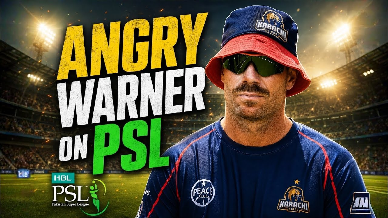 David Warner Furious at PSL 11 Team of the Tournament | Karachi Kings