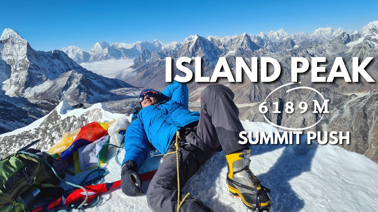 Climbing Island Peak (Imja Tse) 6189m | Summit Push | Nepal Mountains