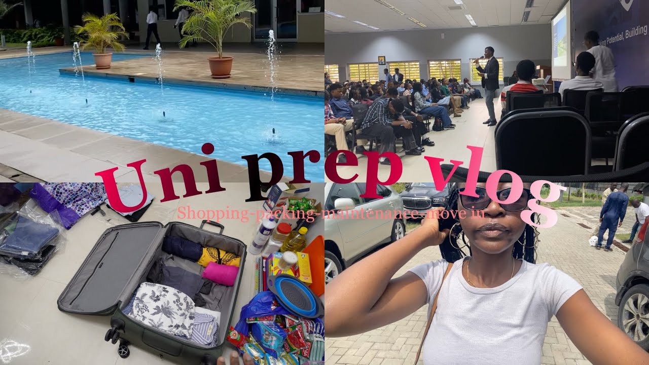 UNI PREP VLOG✨packing, Nails,Hair&Moving into university|New Chapter begins 