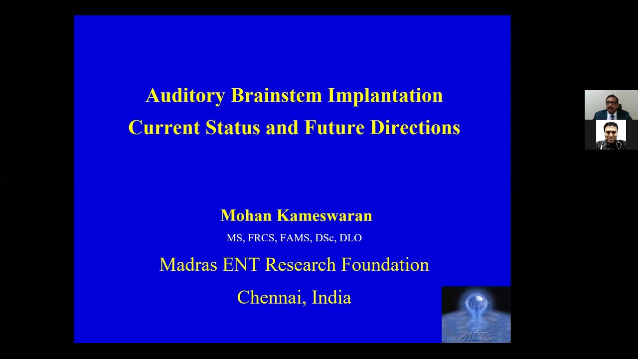 ABI - Auditory brainstem implant ( video 2 ) - Dr. Mohan kameswaran