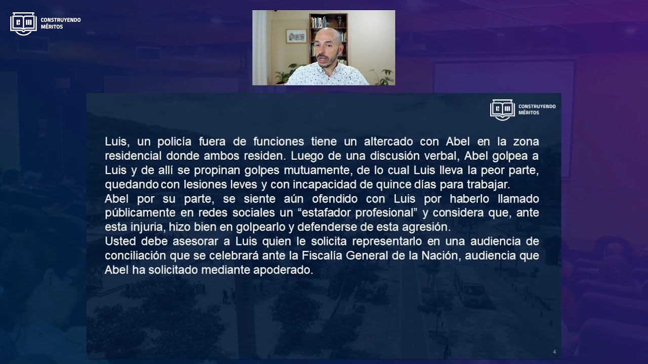 Ejemplo de Competencia diagn&oacute;stico jur&iacute;dica  Examen de Estado para Abogados