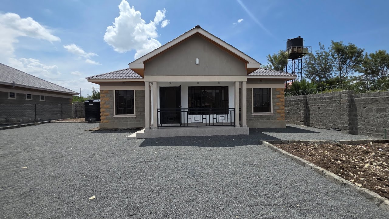 This is What 7.5M Can Get You in Kitengela! Modern 3 Bedroom Bungalow in a Gated Comm. | 📞0702225544