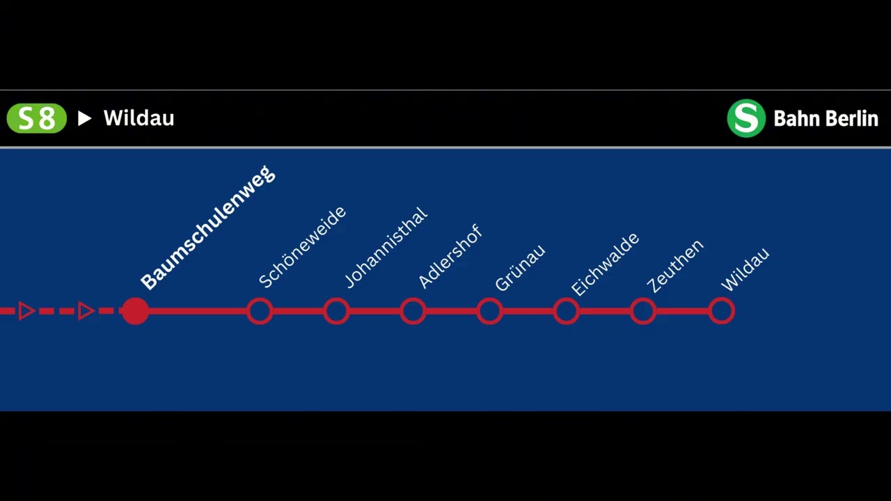 [S Bahn Berlin - BR 481] Ansagen S8/S46 Birkenwerder - Wildau- Königs Wusterhausen 