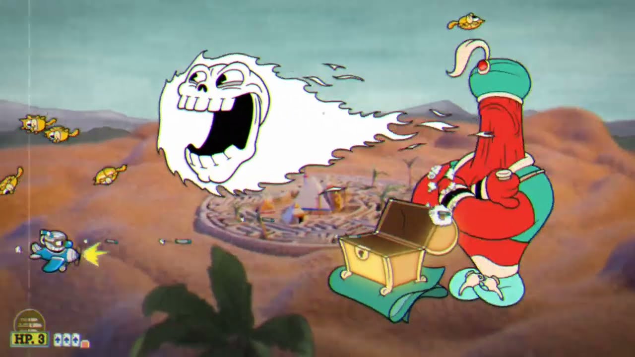 Cuphead isla Tintero 2/En Experto,Rango S y Pacifista