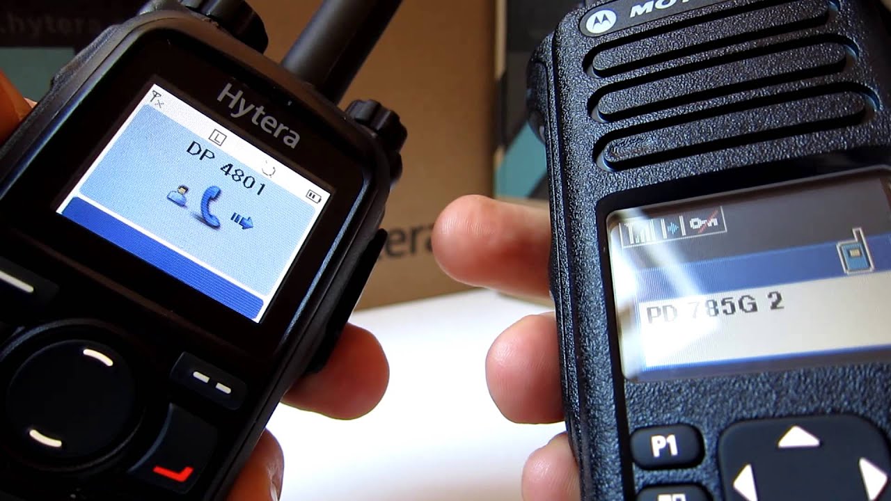 Interoperacyjność DMR w praktyce - Motorola MOTOTRBO DP4801 a Hytera PD785