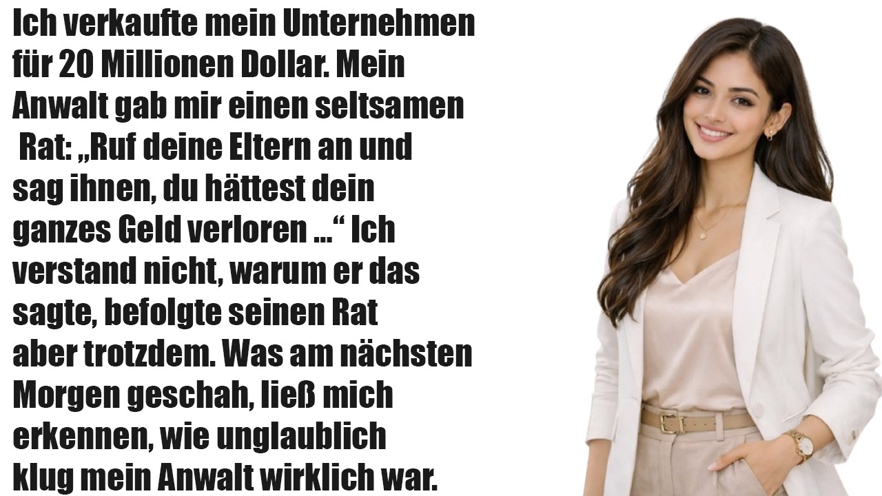 Mein Anwalt sagte: „Ruf deine Eltern an und sag, du hast 20 Mio. verloren“ – Was dann geschah...