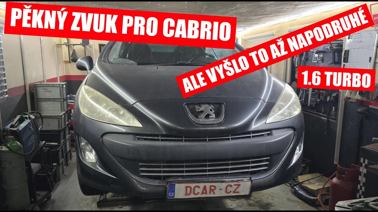 Peugeot 308 CC 1.6 THP - v&yacute;fukov&aacute; klapka DCar.cz