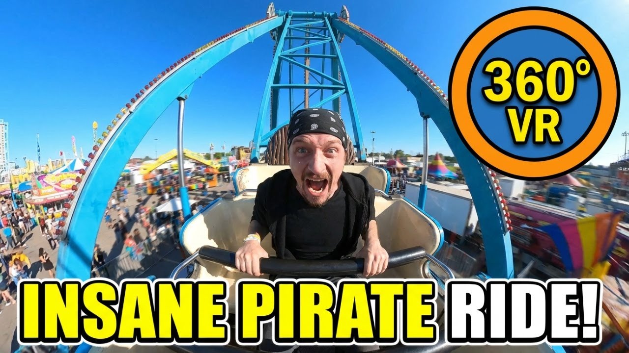 The Pirate Ship Ride at the CNE - Immersive 360° Virtual Reality Video