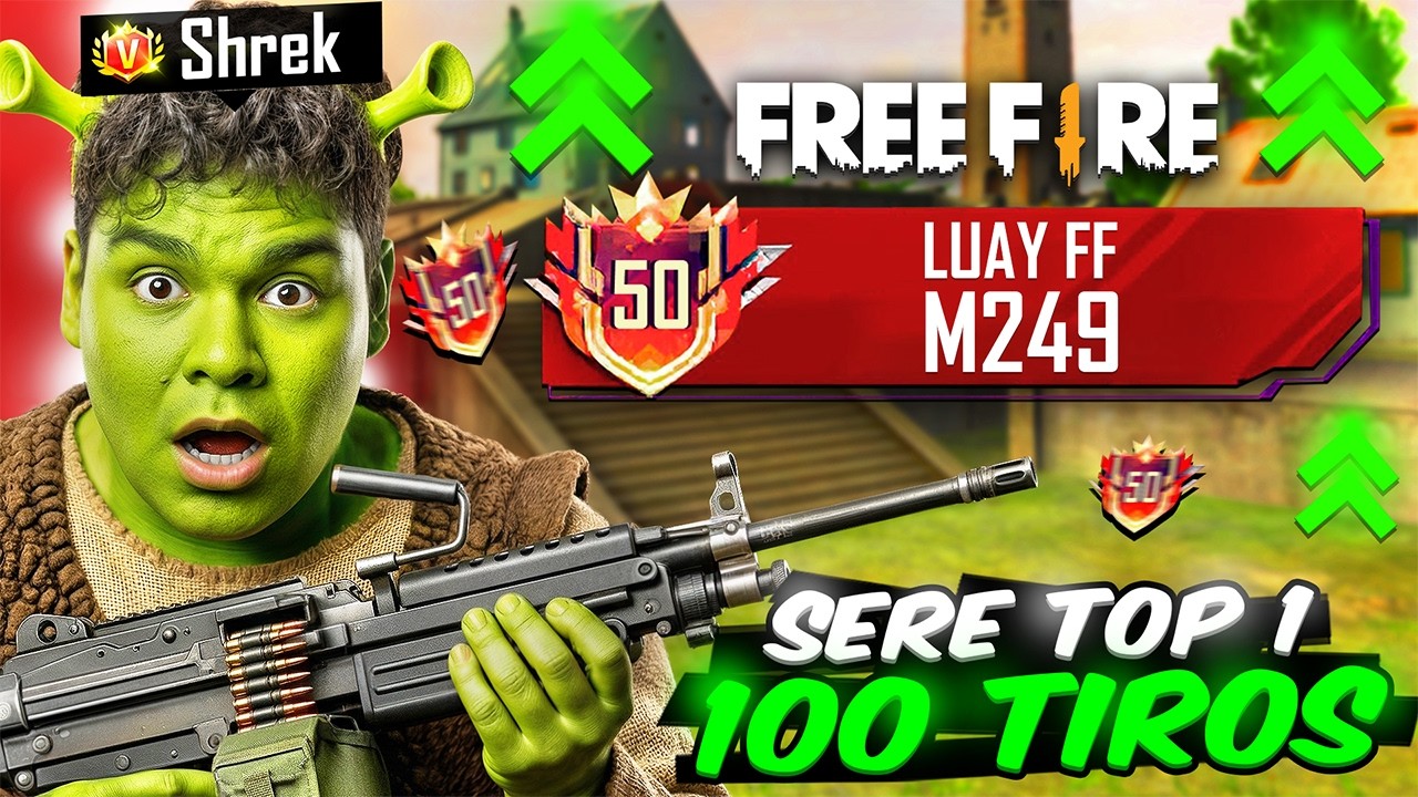 SHREK ENTRANDO AL TOP 100 TIROS en Free Fire