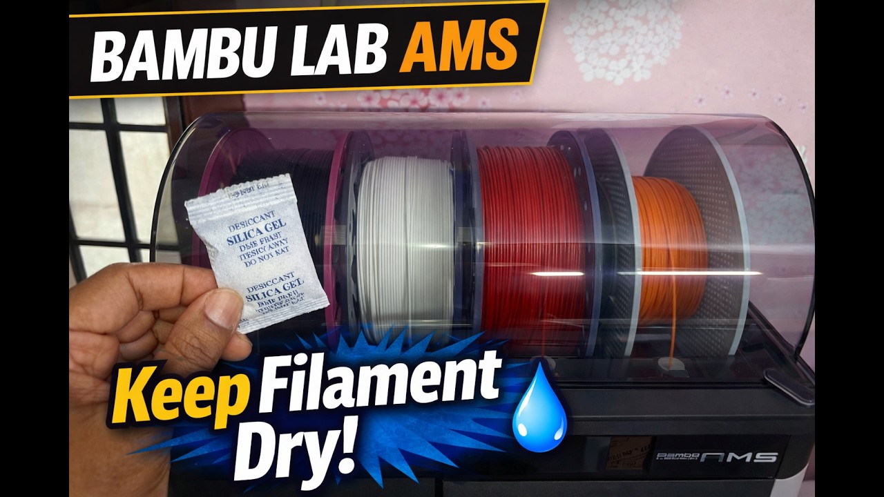 Bambu Lab AMS: How to Add Desiccant Packs (Moisture Control Guide)