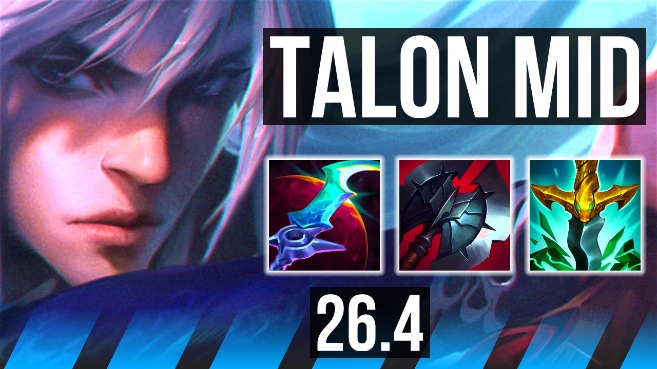 TALON vs AKALI (MID) | KR Master | 26.4